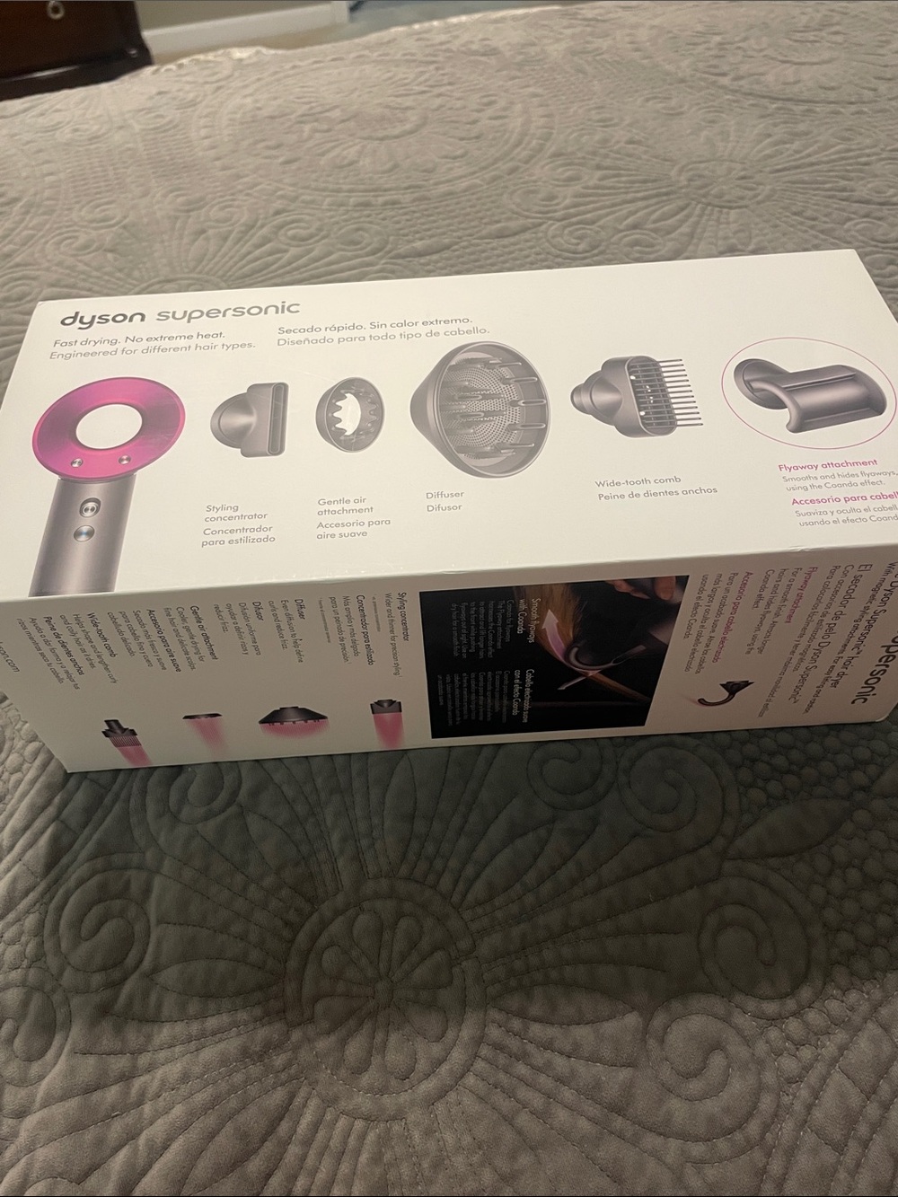 Hair Dryer Attachments Set - Charcoal Gray